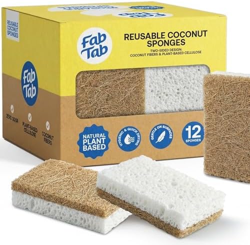 Fab Tab Coconut Cellulose Sponges by FabTab