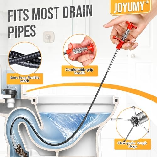 10PCS Drain Snake Kit, Pipe Cleaner - Image 2