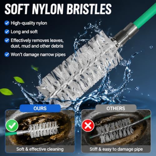 118'' Flexible Sunroof Drain Cleaning Brush Tool Kits - Image 4