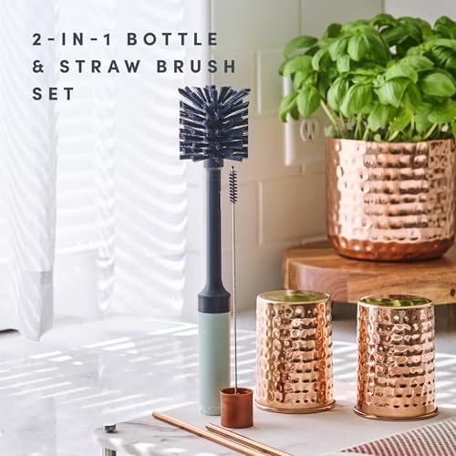 Brite by Scotch-Brite Limited Edition 2-in-1 Straw and Bottle Brush Set - Image 2
