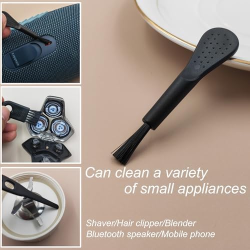 10pcs Mini Cleaning Brush Kit, Nylon Brushes, Razor Shaver Brush - Image 3