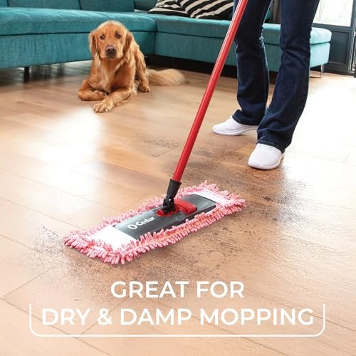 O-Cedar Pet Pro Microfiber Hair & Dust Mop + 1 Mop Head Replacement | 3X Pet - Image 5