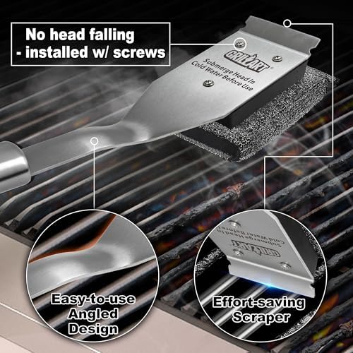GRILLART Grill Brush Bristle Free Replacement Head - Image 5