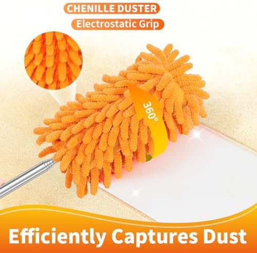 Hand Duster for Cleaning, 360° Bendable Duster - Image 4