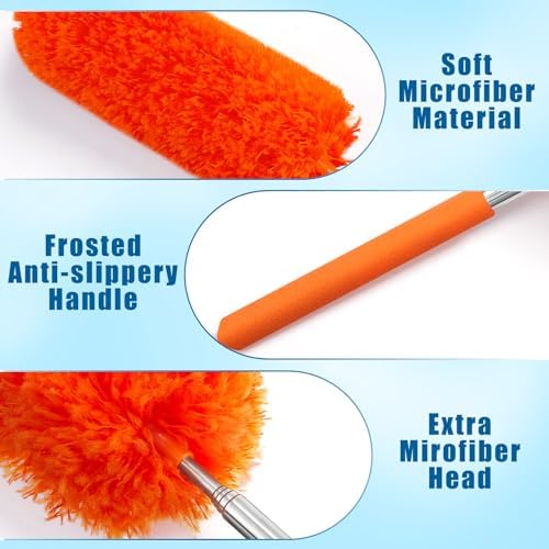 Tanlade 12 Pcs Microfiber Feather Dusters - Image 3