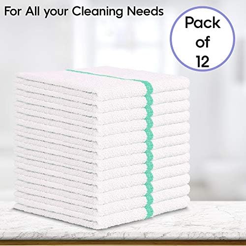 Nabob Wipers Kitchen Bar Mop Terry Towels 12 Pack - Image 4