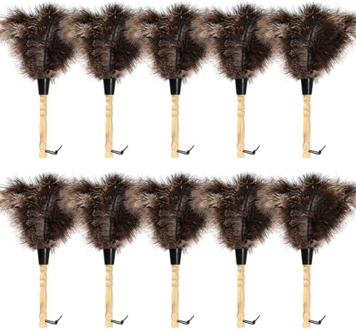 Ostrich Feather Duster 14 inch Fluffy Natural Genuine Ostrich Feathers by iHUFeather