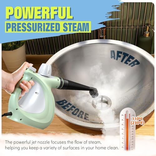 Steam Cleaner, Powerful Pressurized Handheld Steam Cleaner - Image 2
