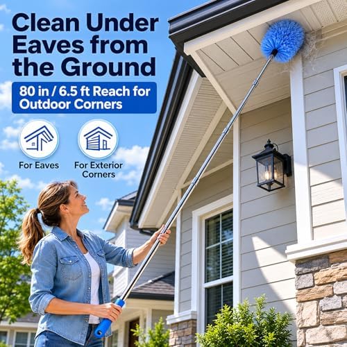 6.5 FT Cobweb Duster with Extension Pole - Image 6