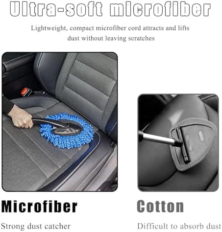 KVAEY 2 PCS Car Dash Duster Brush, Super Soft Microfiber Multi-Functional Car - Image 5