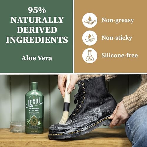 Lexol All Leather Cleaner, Naturally Derived Leather Care Cleaner - Image 3