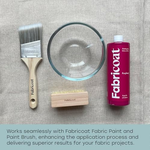 Fabricoat Brush Combo, Angled 60mm / 2.5in Paint Brush and Cleaning Brush - Image 7