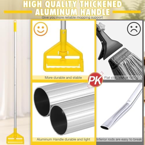 VOUBIEN Commercial Mop Handle Heavy Duty - Image 3