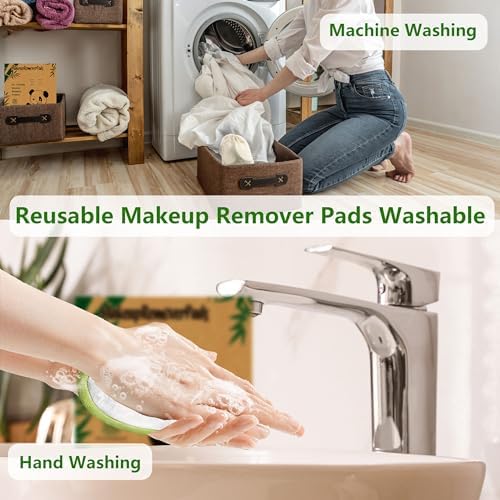 20 Pack Reusable Makeup Remover Face Pads - Image 6