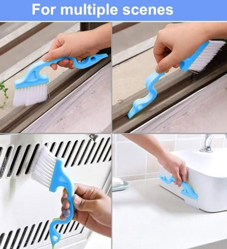 Window Groove Cleaning Brush kit Sliding Door Track Crevice Cleaning Brush - Image 5