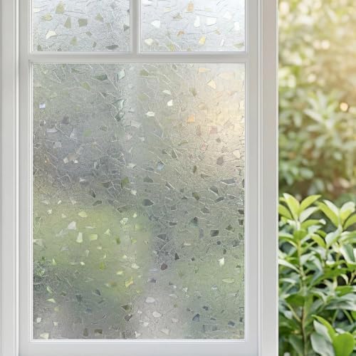 Decorative Crystal Stone Window Privacy Film, 23.6"x 78.7" by ZLISH