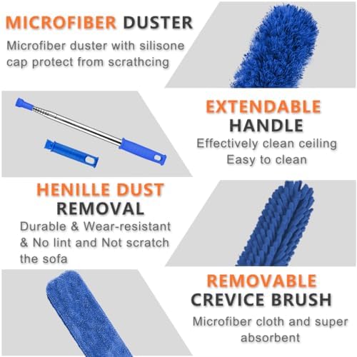 Bendable Microfiber Duster, Dusters - Image 3