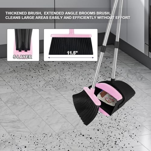 Pink Broom and Dustpan Combo Set - Image 6
