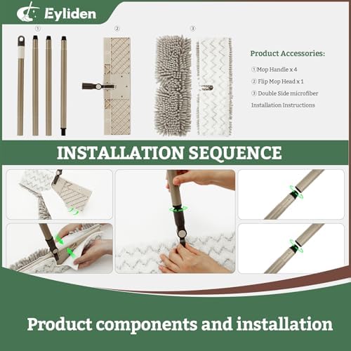 Eyliden Dual-Sided Flip Dust Mop - Image 7