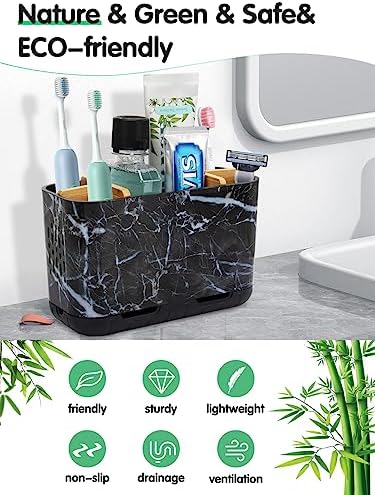 GFWARE Marble Toothbrush Holders - Image 2