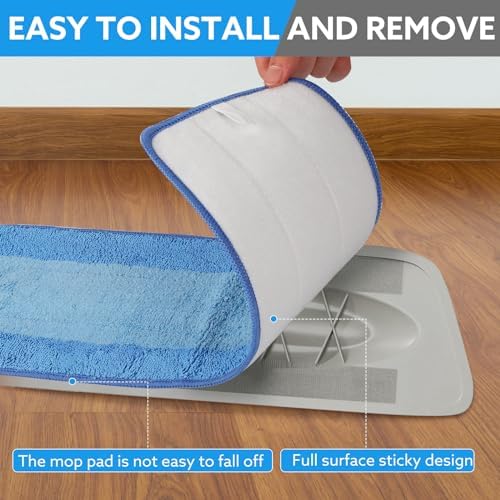 6-Pack 18 Inch Microfiber Mop Pads Refills Compatible - Image 4