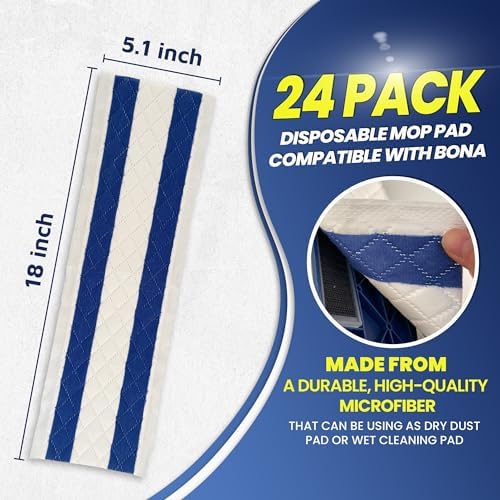 24-Pack Disposable Microfiber Pads - Image 2