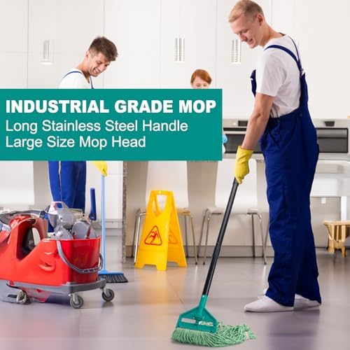 KeFanta 60 Inch Loop-End String Mop Heavy Duty Commercial Industrial Mops - Image 7