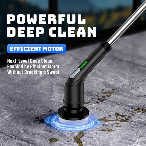 Electric Spin Scrubber for Bathroom: Shower Cleaner Brush - Image 5