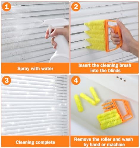 2 Pcs Blind Cleaner Tool, 7 Finger Blind Duster - Image 4