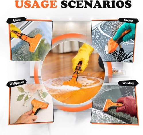 JETMORE 2 Pack Window Scraper Floor Scraper - Image 5