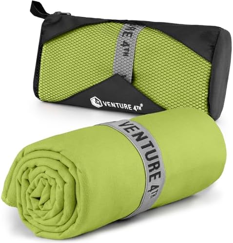 VENTURE 4TH Quick Dry Microfiber Towel by VENTURE4TH