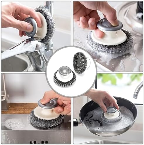 2Pcs Stainless Steel Scrubber - Image 4
