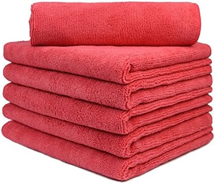 CARCAREZ Premium Microfiber Detailing Towels, 340 GSM Lint Free Car Buffing by CARCAREZ
