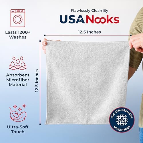 USANOOKS Microfiber Cleaning Cloth - Image 2