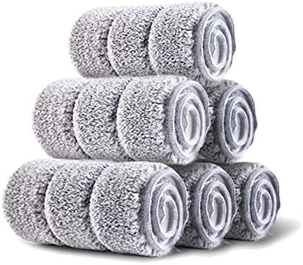 18" Microfiber Mop Pads 6 Pack, Replacement Heads by YOUSHANGJIA