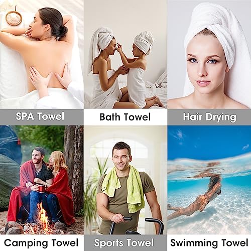 JML Large Microfiber Bath Towels Set - Image 6