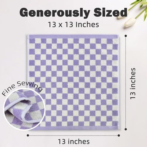 Washcloths 12 Pack Checkered - Image 6