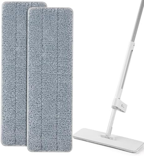 Oshang Flat Mop OG7 Head Refill, 14.5" X 4.5" Flat Mop Pads, Microfiber Mop by oshang