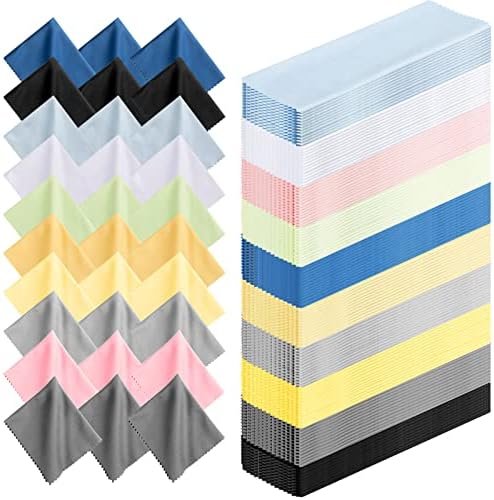 Treela 200 Pcs Microfiber Glasses Cleaning Cloth by Treela