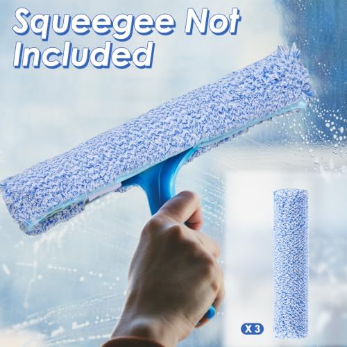 3 Pcs 18" Microfiber Window Scrubber Refill Pad - Image 4