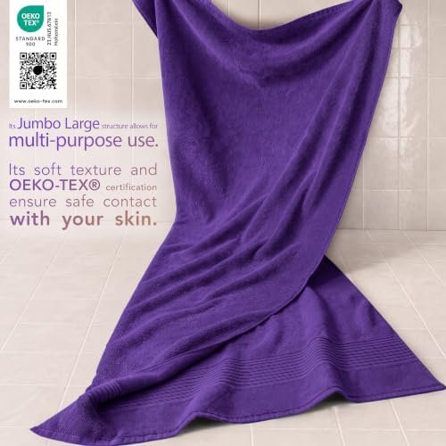 Cotton Paradise 100% Cotton Turkish Towel Set, Soft Absorbent Quick Dry - Image 3
