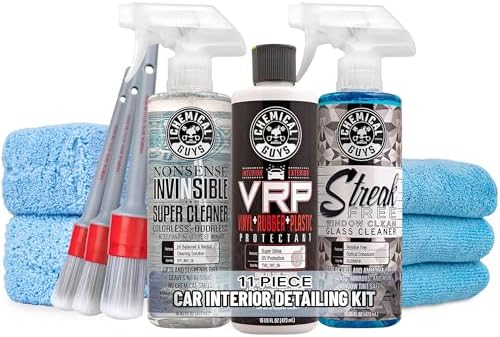 Chemical Guys, 11-Piece Interior Car Detailing Kit, Nonsense & Glass by ChemicalGuys