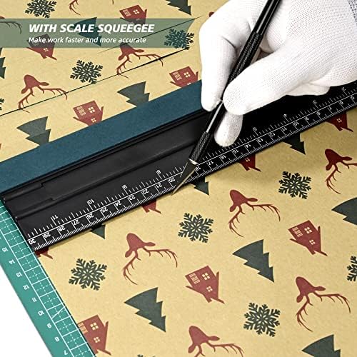 EHDIS Large Vinyl Squeegee Window Tint Tool 3PCS Big Size Felt Edge Wrap Scraper - Image 3