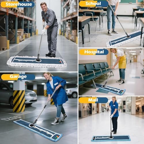 42" Replacement Microfibre Mop Pads - Image 5