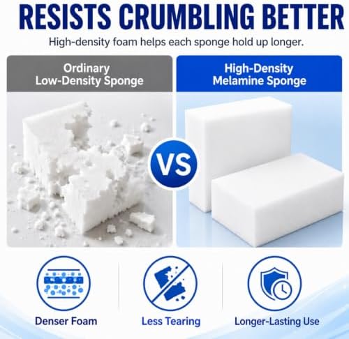 Magic Eraser - Pack of 50 Melamine Sponge Pads - Image 3