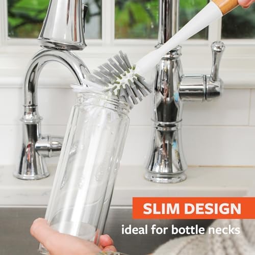 Full Circle Upstanding Bottle Brush, Deep Cleans Water Bottles - Image 3