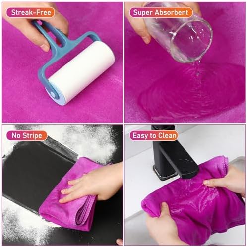 Newwiee 3 Pcs Extra Large Microfiber Cleaning Cloth - Image 6
