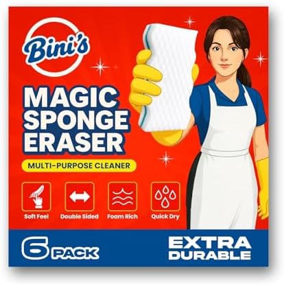 Clearance - BINI'S Magic Sponge Eraser, Extra Durable, and Car Window and by BINIS