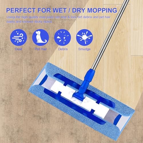 16" Microfiber Mop Pads Replacement - Image 3