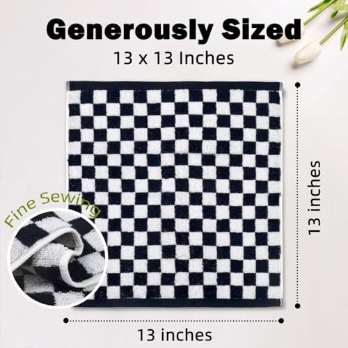 Jacquotha Wash Cloths Checkered 4 Pack - Image 5